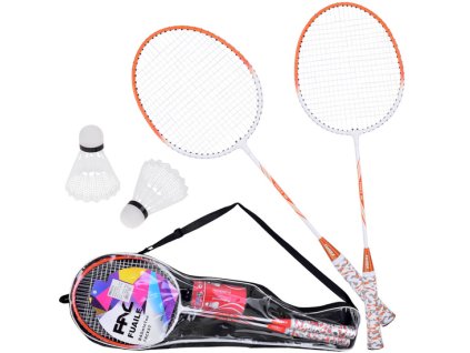 pol pm Kompletny zestaw do gry w Badminton Paletki 2 x lotki etui SP0819 22704 6