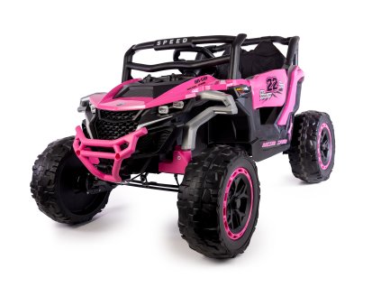 227499 elektricke auticko buggy racing speed 22 ruzove 4x4 12v10ah 180w eva led 2 4ghz eco kuze pouzito s hsm1 pink
