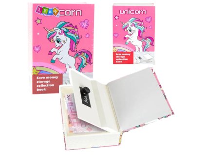 pol pl Ksiazka Ukryta Skarbonka Sejf Na Kod Szyfr Jednorozec Rozowa 23489 1