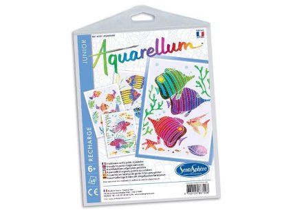 240717 sada obrazku akvarely junior akvarium