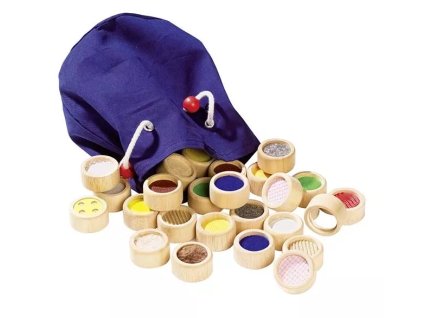 235377 hmatova hra ii ruzne povrchy v bavlnenem pytliku