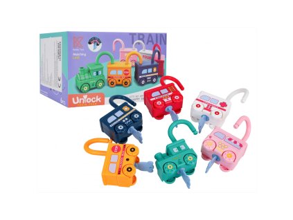 zestaw pociag z wagonami klodki