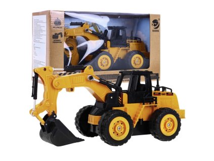 Sárga távirányítós kotrógép