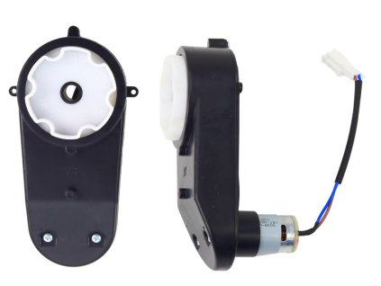 Servomotor s převodovkou pro otáčení předními koly1