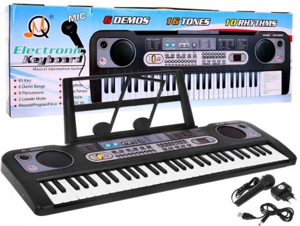 dětský keyboard černý (1)