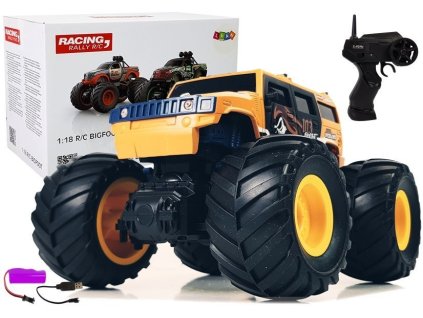 Terénní auto Bigfoot na dálkové ovládání žluté
