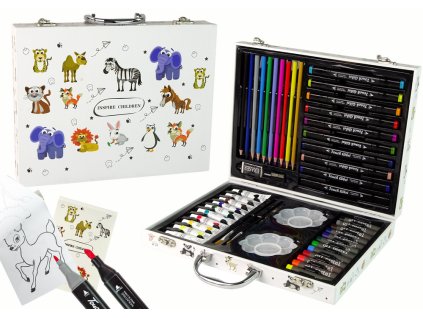 Kis művész bőröndben, 68 darabos
