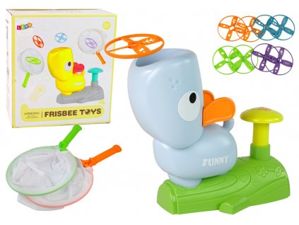 Ügyességi játék Catch Frisbee Duck Catapult Blue
