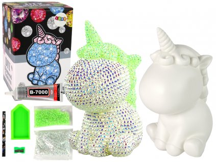 Kit Unicorn DIY Diamonds Crystals Green