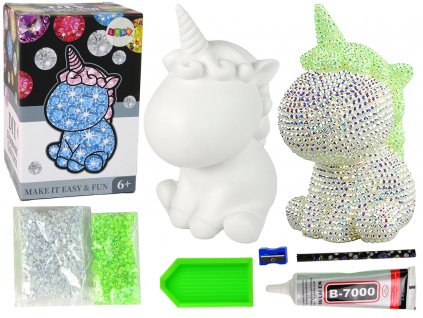 Kit Unicorn DIY Diamonds Crystals Green