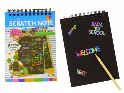 Scrapbook blokk gyerekeknek kék színben