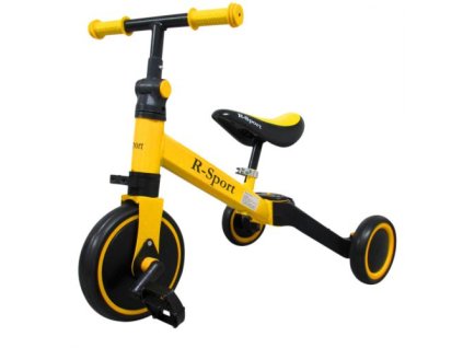 P8 Yellow R-Sport futóbicikli többfunkciós pedálokkal