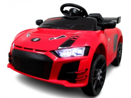 Cabrio A1 elektromos játékautó piros színben ringató funkcióval és pilótavezérléssel