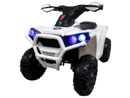 Quad J8 fehér elektromos quad gyerekeknek zenével és fényekkel