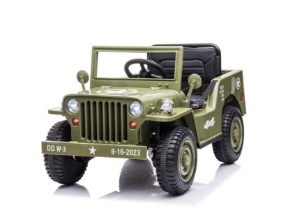 Elektromos játékautó JH-103 olajzöld 4x4