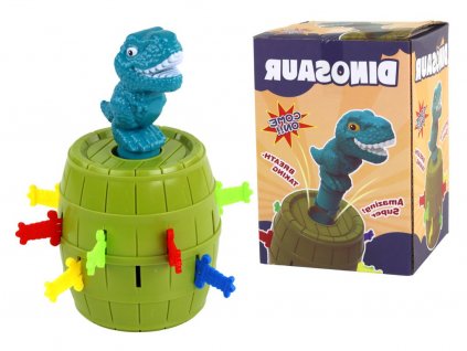 Ügyességi játék Dinoszaurusz hordóban ugráló dinoszauruszban