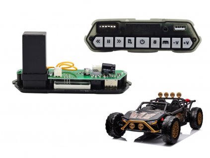 205151 hudebni panel do elektrickeho vozitka buggy racing js3168