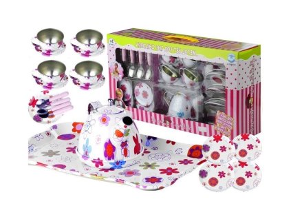 Gyönyörű fém teakonyhai készlet