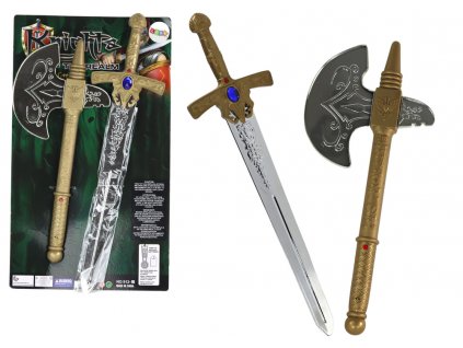 Sword Ax Set Knight Knight Fegyver gyerekeknek
