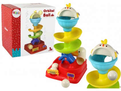 Érzékszervi játék Leeső labda Tojás csirke csúszda