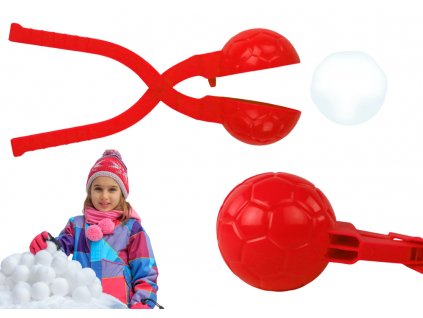 Hóember gép hógolyók készítéséhez Design Ball Red 20cm x 5cm x 5cm