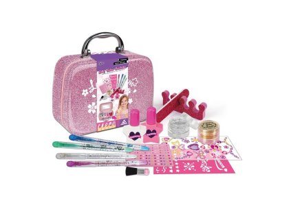 Dětská Kosmetická Sada v Růžovém Kufříku1