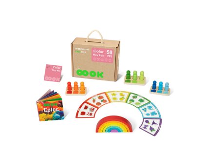 Montessori Box pro rozpoznávání barev (1)