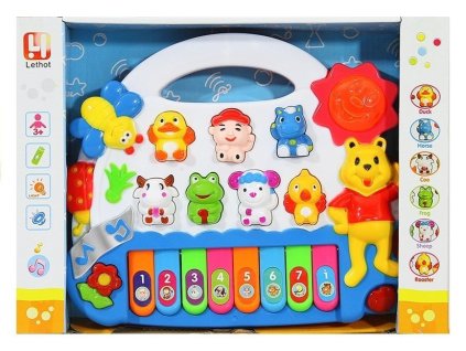 Gyermek zongora állathangokkal, 2 színben