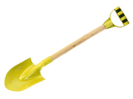 Fa homoklapát pasztell sárga nyéllel 60 cm