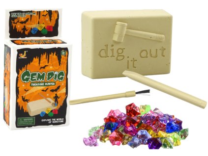 Mini régészeti kristályásó készlet eszközökkel