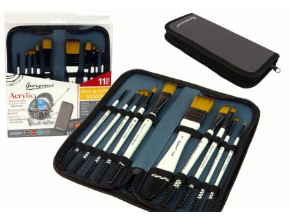 210133 sada pro umelce v pouzdre 10 akrylovych stetcu