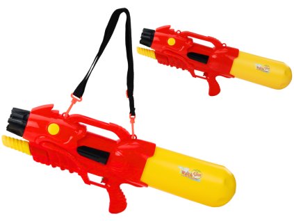 Nagy vízpisztoly 2850ml állítható pánttal piros