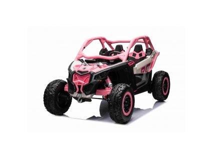 Elektrické autíčko Buggy Maverick Can Am 2x24V 4x200W růžové1