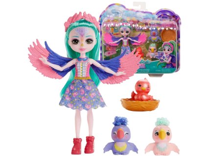 217783 enchantimals panenka filia finch a roztomila rodinka papousku