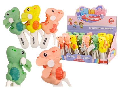 Kézi mini ventilátor Dino gyerekeknek 3 színben