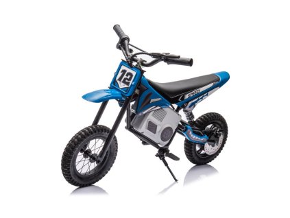 Dětská elektrická motorka Cross 350W 36V modrá03