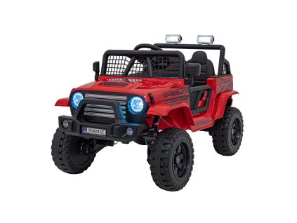 pojazd off road 4x4 sport czerwony samochod do jazdy w terenie