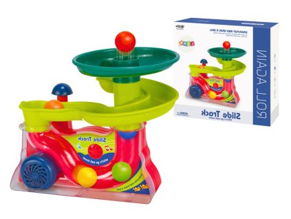 221326 3 barevna fontana s klouzackou pro kulicky a micky se zvuky