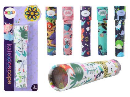 Gyermek kaleidoszkóp állatmintákkal