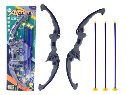221041 detsky lukostrelecky set sipy s prisavkami fialovy