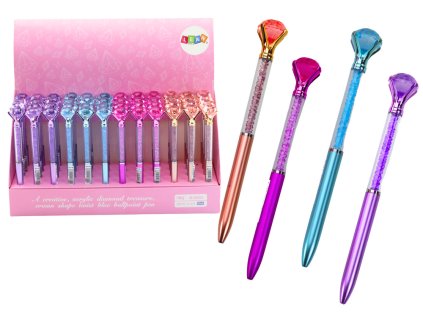 220708 propiska s diamantem modry inkoust 0 7 mm mix