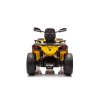 Dětská elektrická čtyřkolka Can Am Outlander ATV 4x200W žlutá03