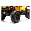 Dětská elektrická čtyřkolka Can Am Outlander ATV žlutá08