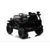 Elektromos játékautó OFFROAD fekete 12V magas alváz, széles ülés, felfüggesztett tengelyek, 2,4 GHz Távirányítós LED lámpák