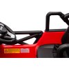 Elektromos játékautó OFFROAD piros 12V Magas alváz, széles ülés, Felfutó tengelyek, 2,4 GHz Távirányítós LED lámpák