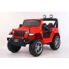 Elektromos játékautó SPEED 2.0 - 4x4 piros | 180 W | ÉVA | LED | 2,4 GHz | Öko bőr | 12V7Ah