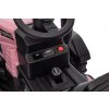 Gyerek elektromos traktor utánfutóval 12V 7Ah rózsaszín