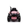 227361 detsky elektricky traktor s vleckou 12v 7ah ruzovy