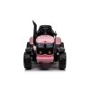 Gyerek elektromos traktor utánfutóval 12V 7Ah rózsaszín