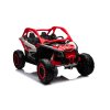 Elektromos kisautó Buggy Maverick Can-Am 2x24V 4x200W EVA piros